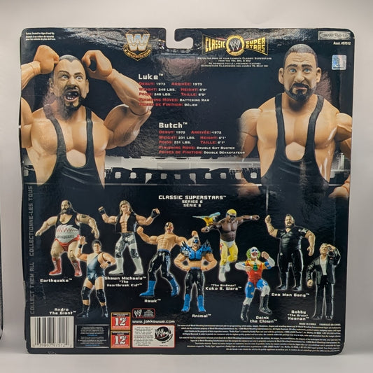 2005 WWE Jakks Pacific Classic Superstars 2-Packs Series 3 The Bushwhackers: Butch & Luke