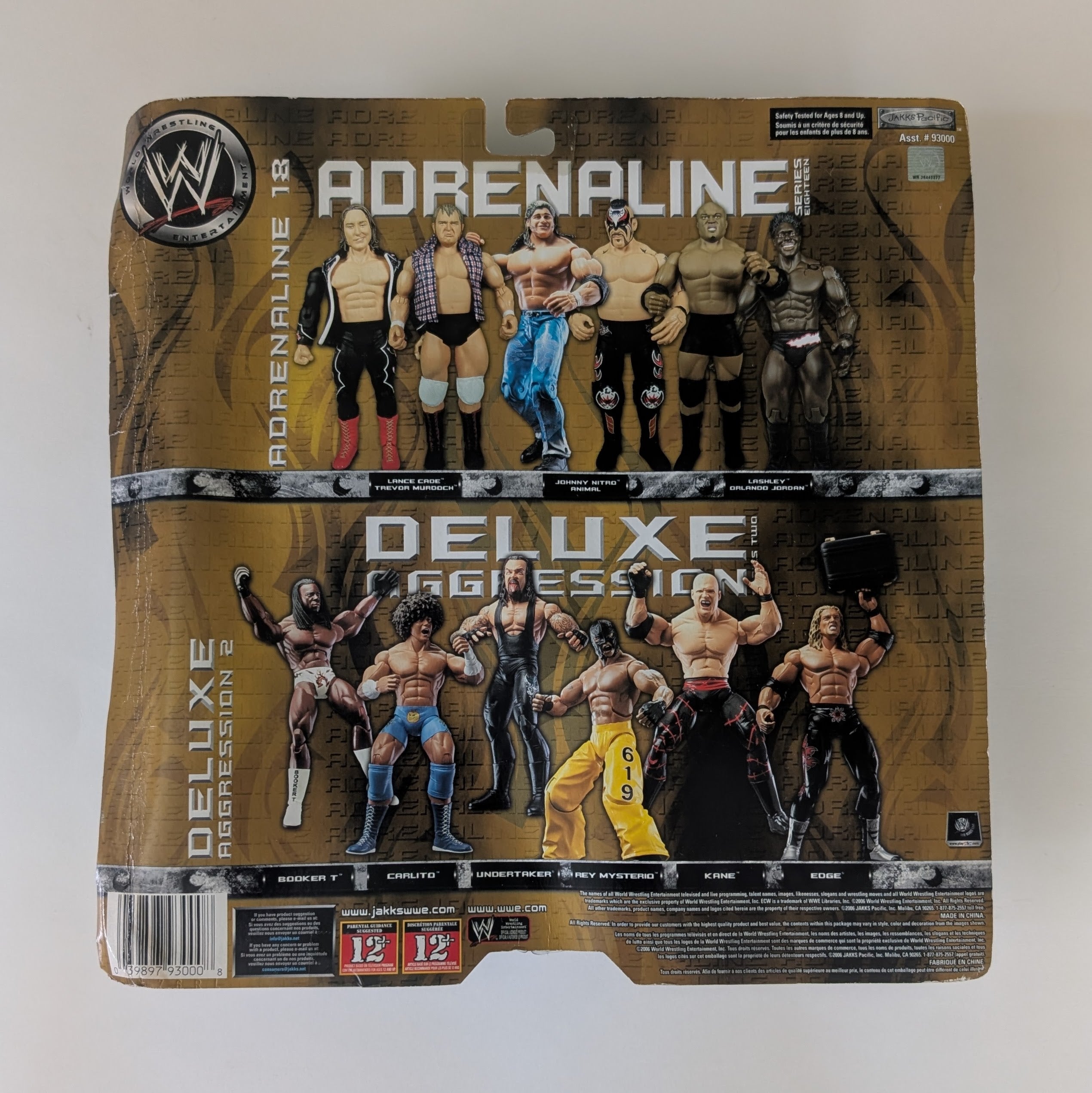 2006 WWE Jakks Pacific Adrenaline Series 18 Lance Cade & Trevor