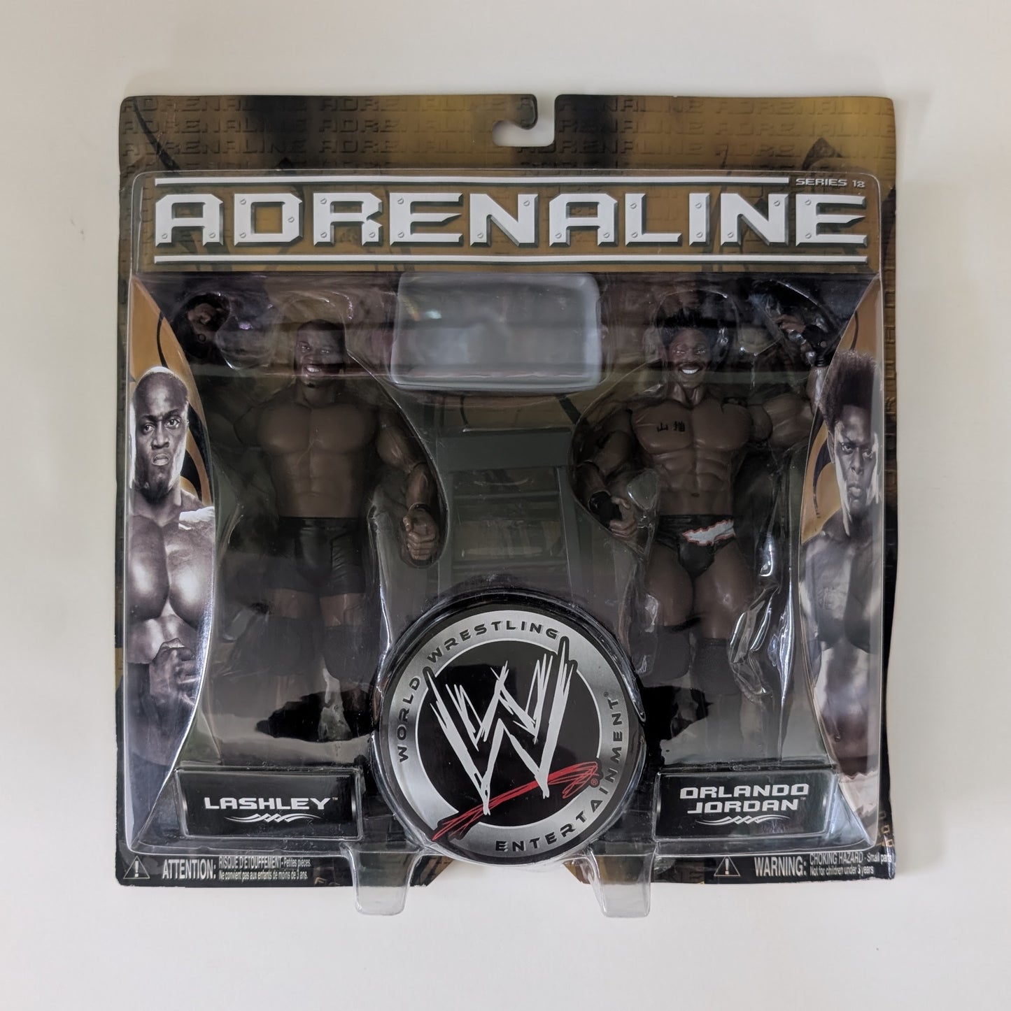 2006 WWE Jakks Pacific Adrenaline Series 18 Lashley & Orlando Jordan