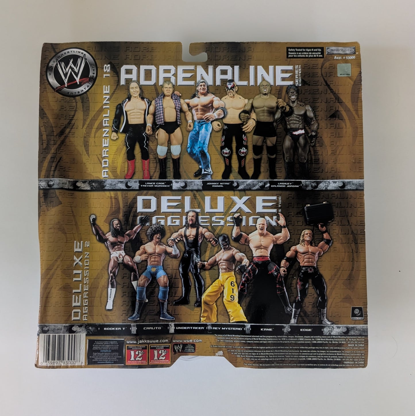 2006 WWE Jakks Pacific Adrenaline Series 18 Lashley & Orlando Jordan