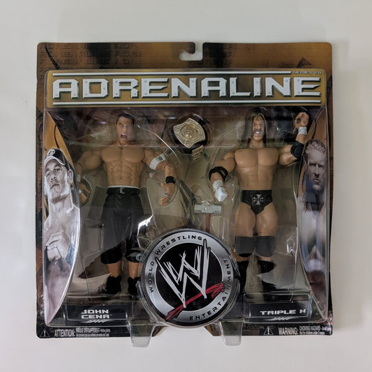 2006 WWE Jakks Pacific Adrenaline Series 20 John Cena & Triple H