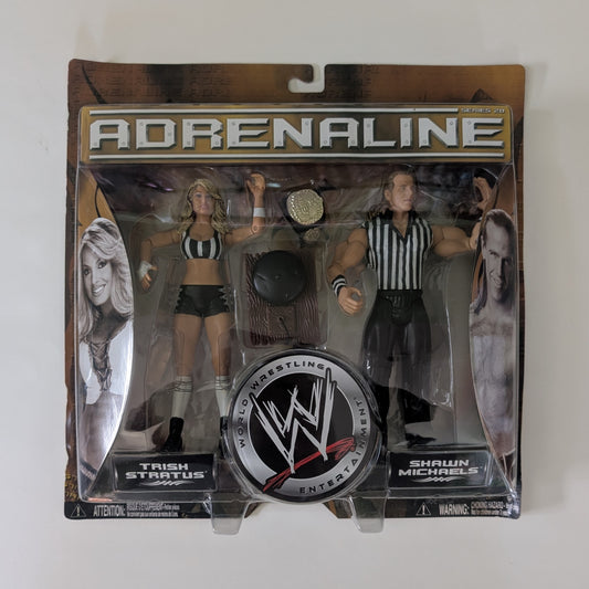 2006 WWE Jakks Pacific Adrenaline Series 20 Trish Stratus & Shawn Michaels