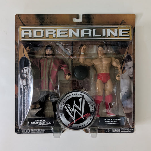 2006 WWE Jakks Pacific Adrenaline Series 20 Paul Burchill & William Regal