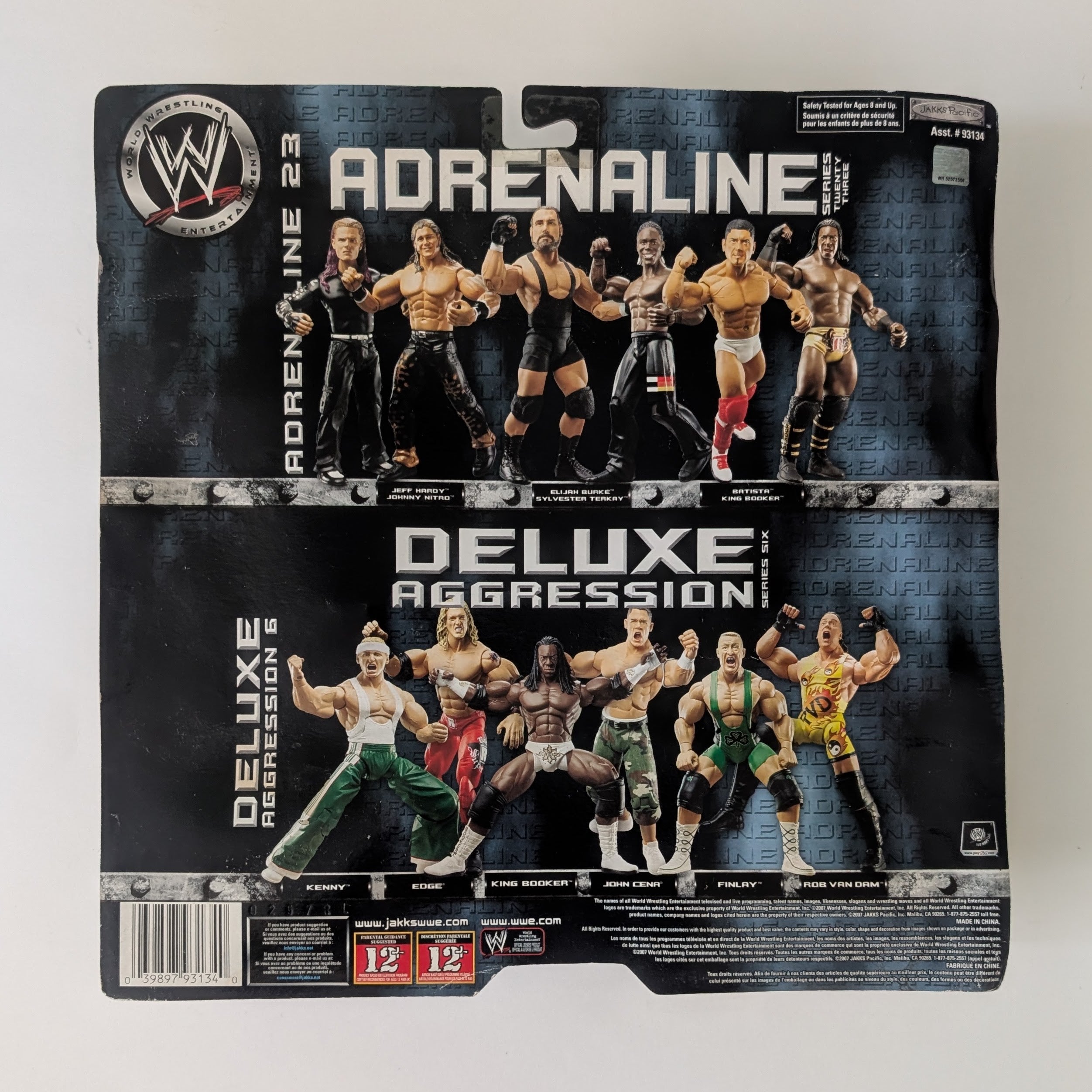 WWE ジャックス　アドレナリンシリーズ　ダッドリーボーイズ　新品未使用未開封 2007 WWE Jakks Pacific Adrenaline Series 23 Sylvester Terkay