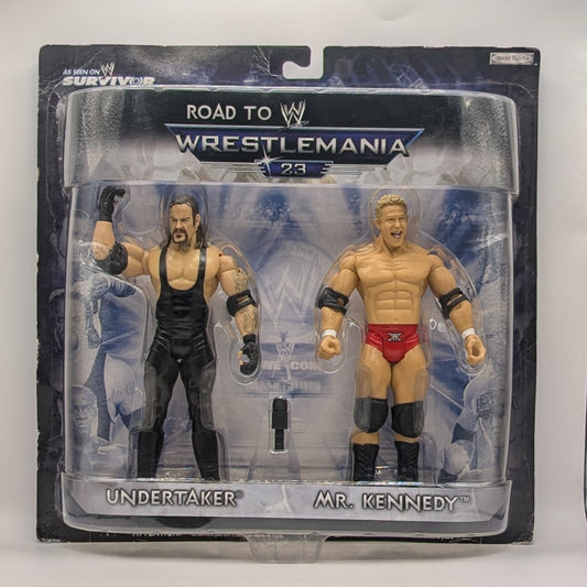 2007 WWE Jakks Pacific Ruthless Aggression Road to WrestleMania 23 2-Packs Series 2: Undertaker & Mr. Kennedy