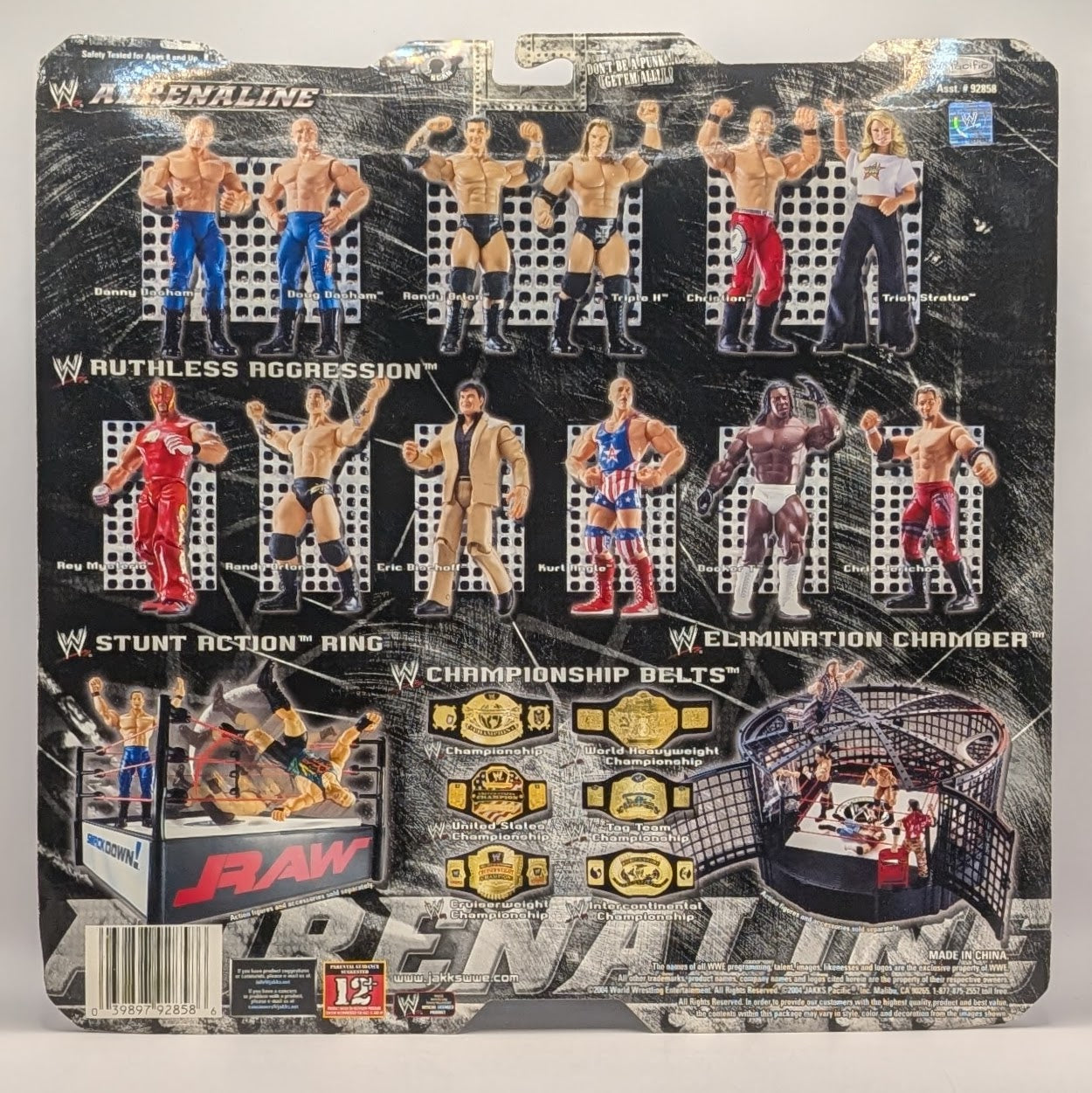 2004 WWE Jakks Pacific Adrenaline Series 10 Christian & Trish Stratus