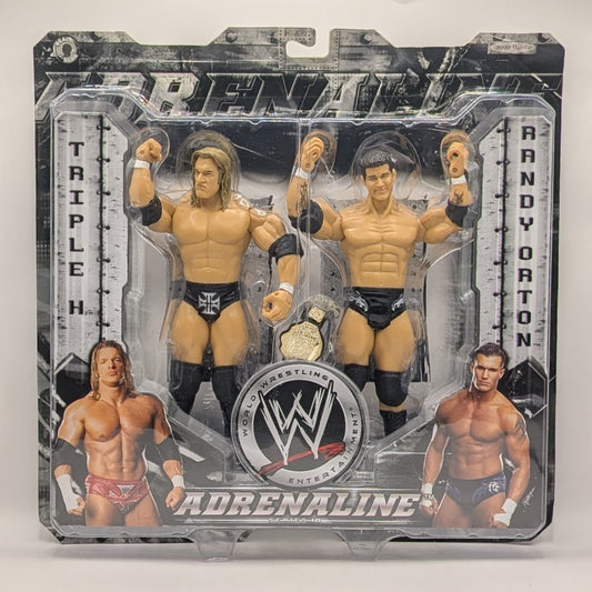 2004 WWE Jakks Pacific Adrenaline Series 10 Triple H & Randy Orton