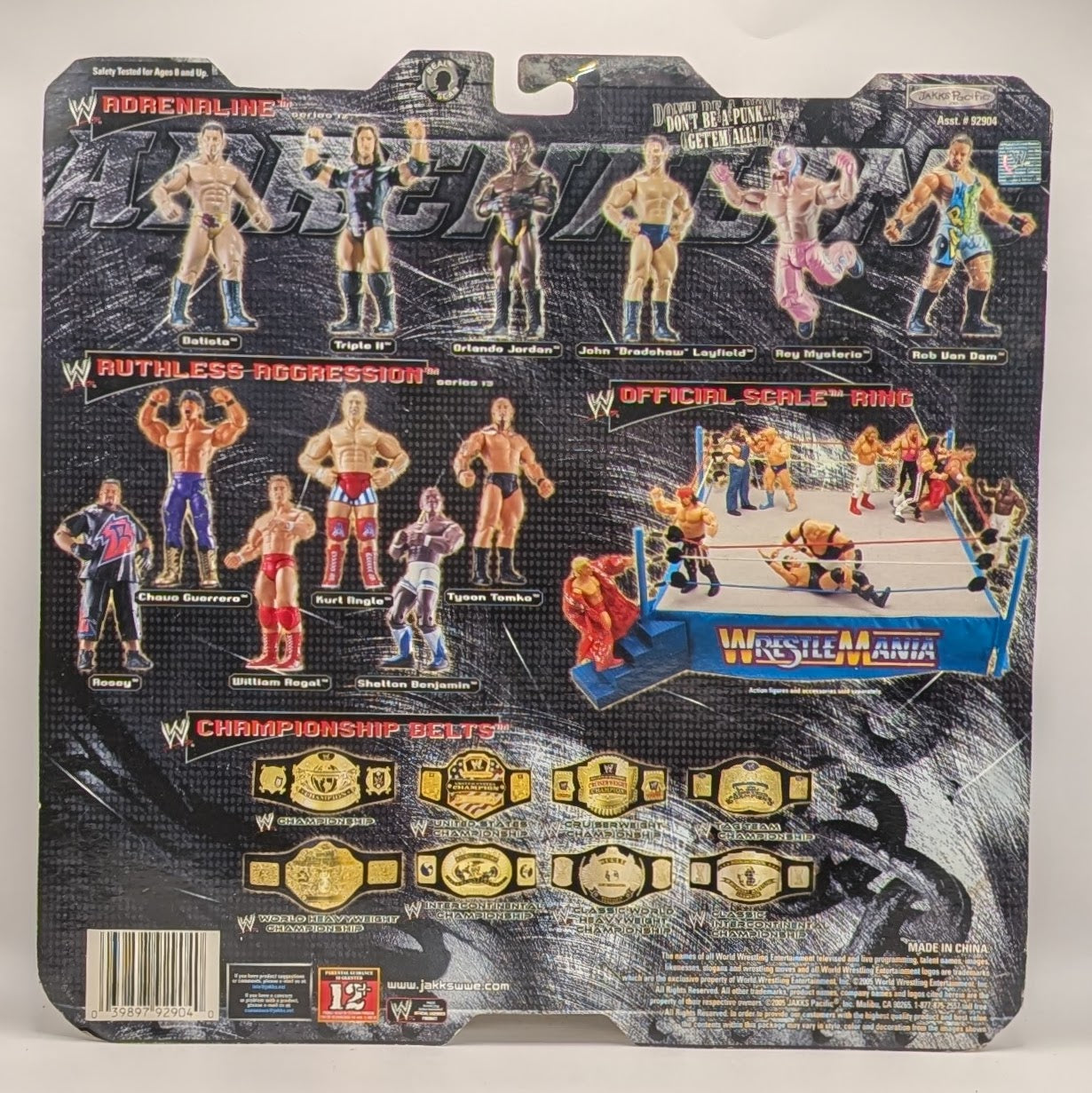 2005 WWE Jakks Pacific Adrenaline Series 12 Orlando Jordan & John