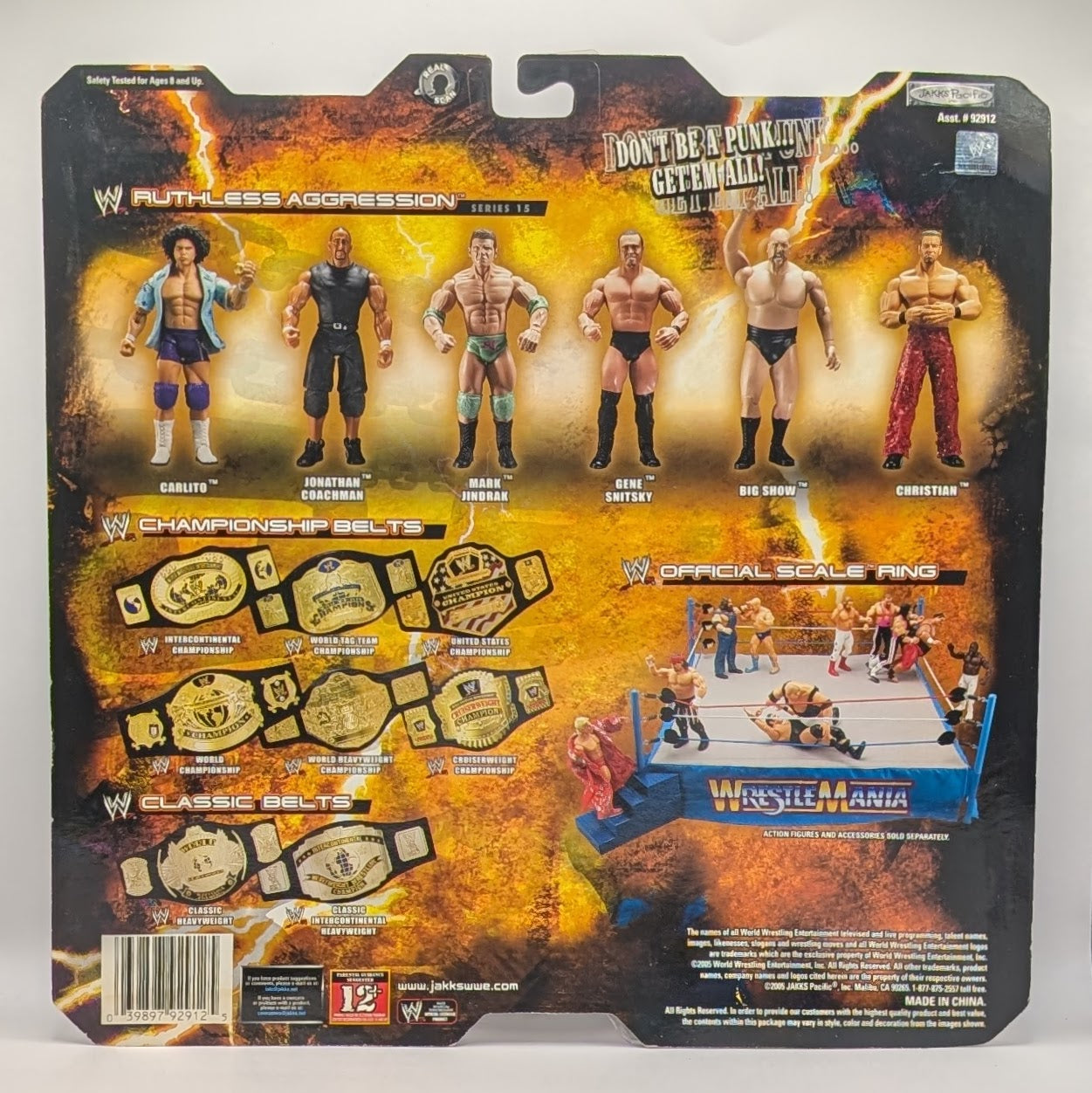 2005 WWE Jakks Pacific Adrenaline Series 14 Muhammad Hassan