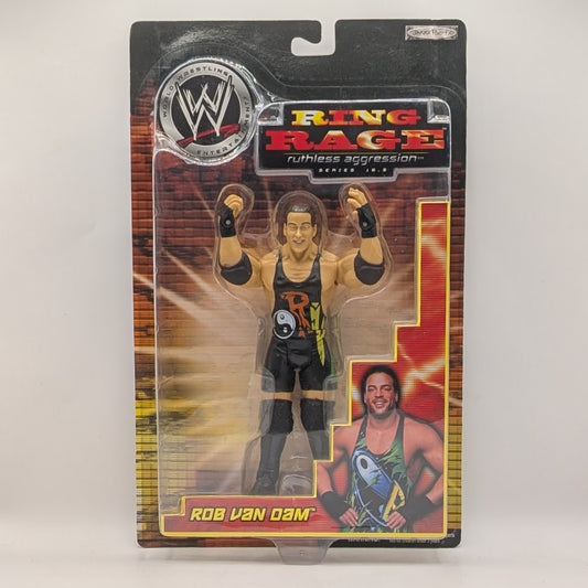 2005 WWE Jakks Pacific Ruthless Aggression Series 16.5 "Ring Rage" Rob Van Dam