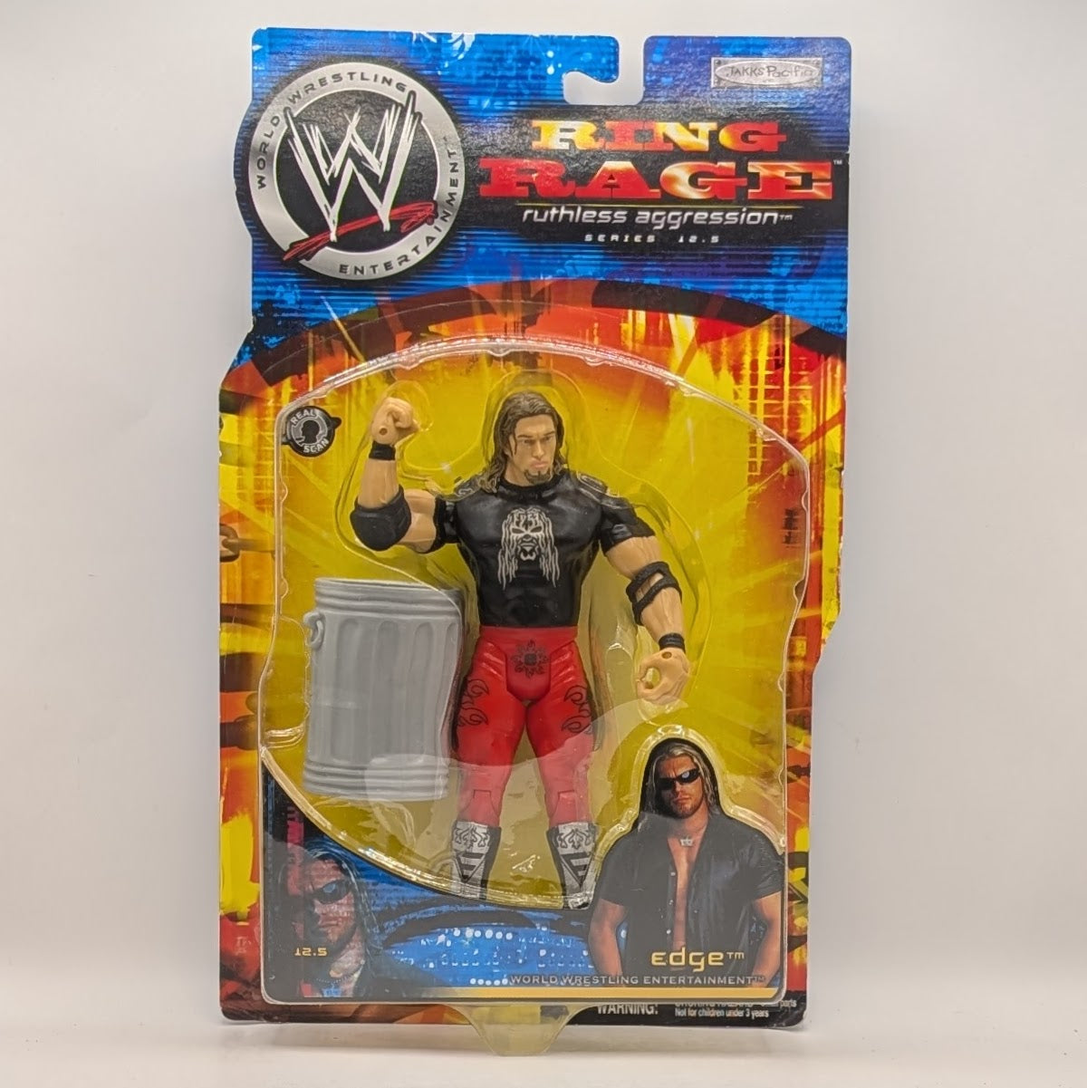 2004 WWE Jakks Pacific Ruthless Aggression Series 12.5 "Ring Rage" Edge