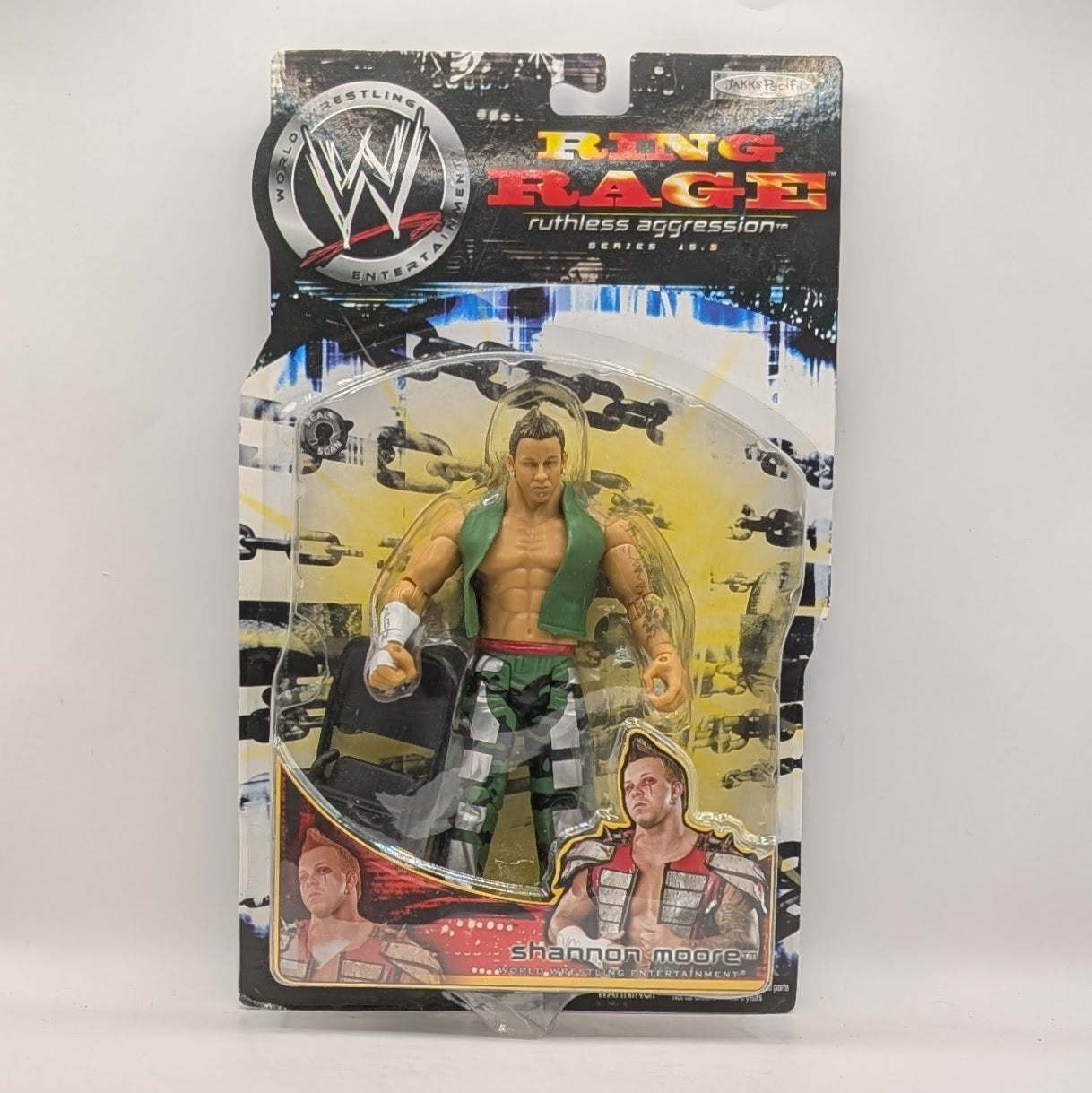 2005 WWE Jakks Pacific Ruthless Aggression Series 15.5 "Ring Rage" Shannon Moore