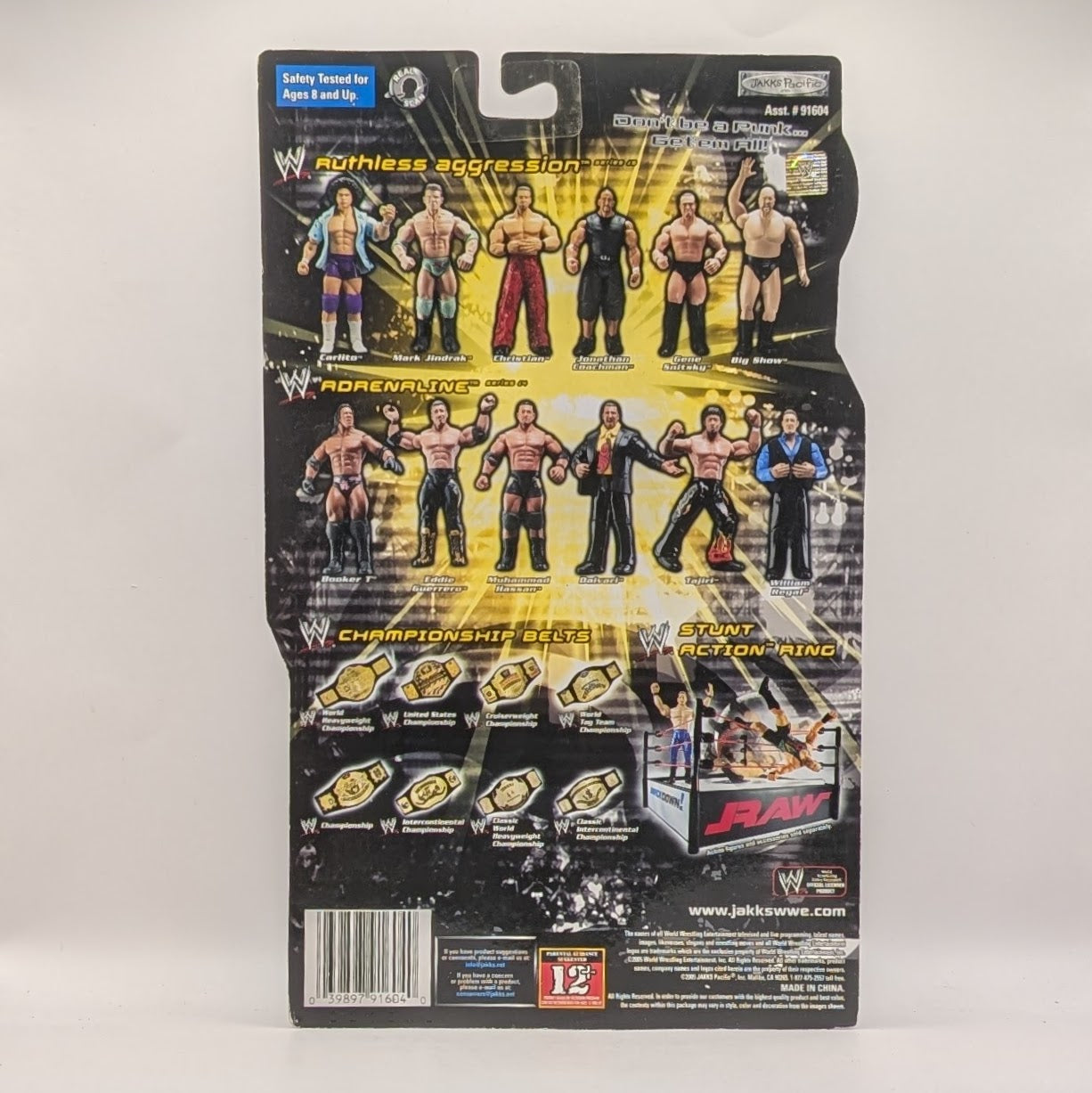 2005 WWE Jakks Pacific Ruthless Aggression Series 15.5 "Ring Rage" Heidenreich