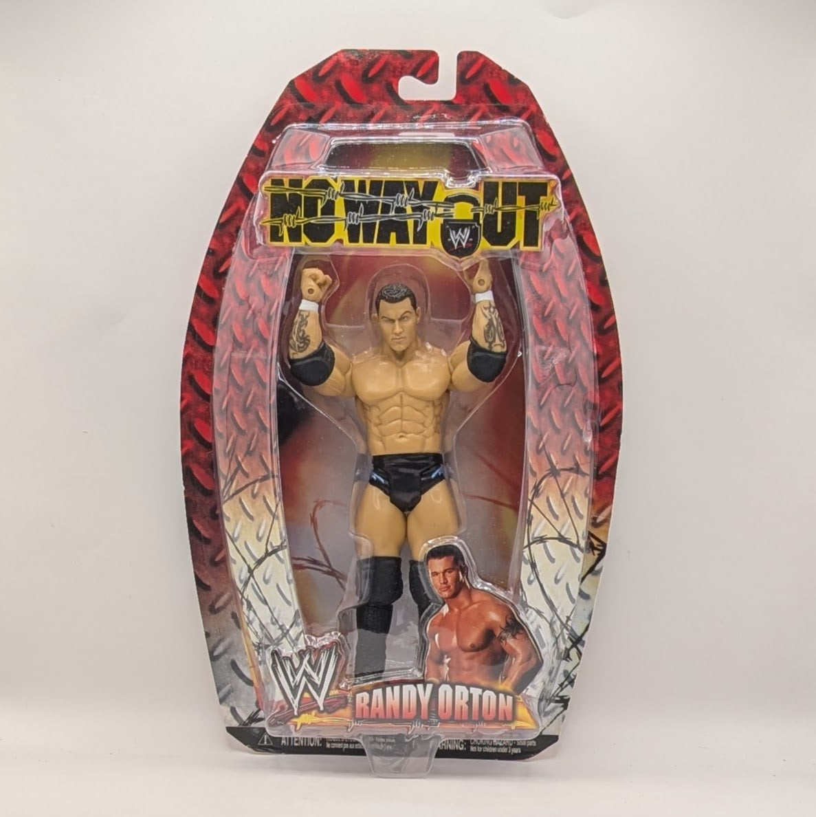 2006 WWE Jakks Pacific Ruthless Aggression Pay Per View Series 12 "No Way Out" Randy Orton