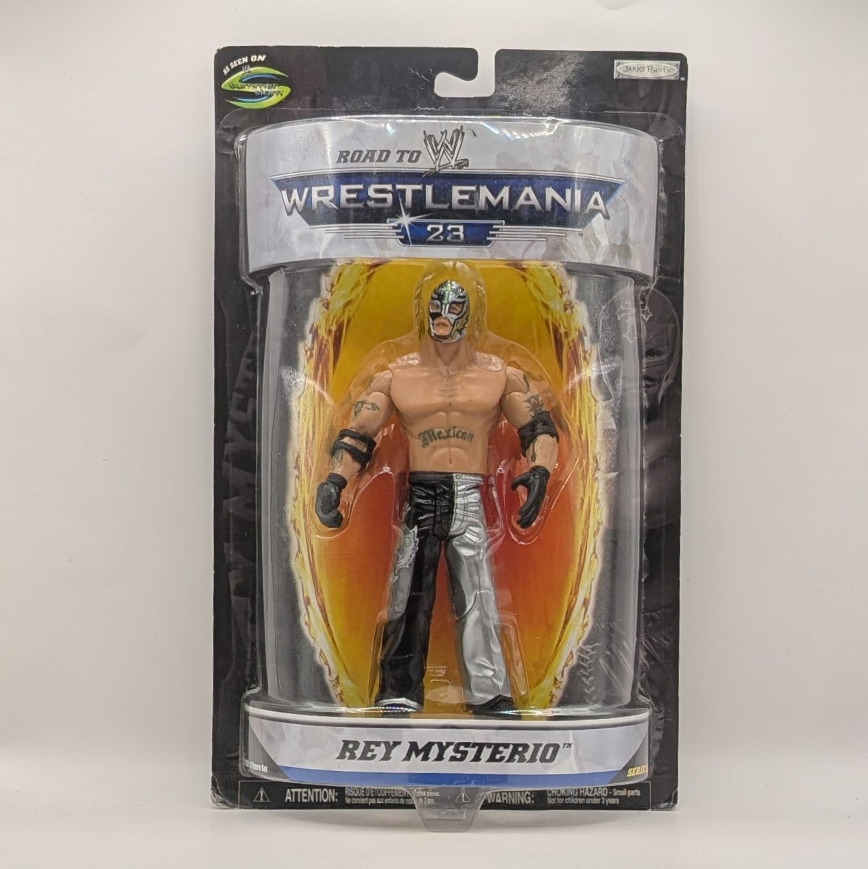 2006 WWE Jakks Pacific Ruthless Aggression Road to WrestleMania 23 Series 1 Rey Mysterio
