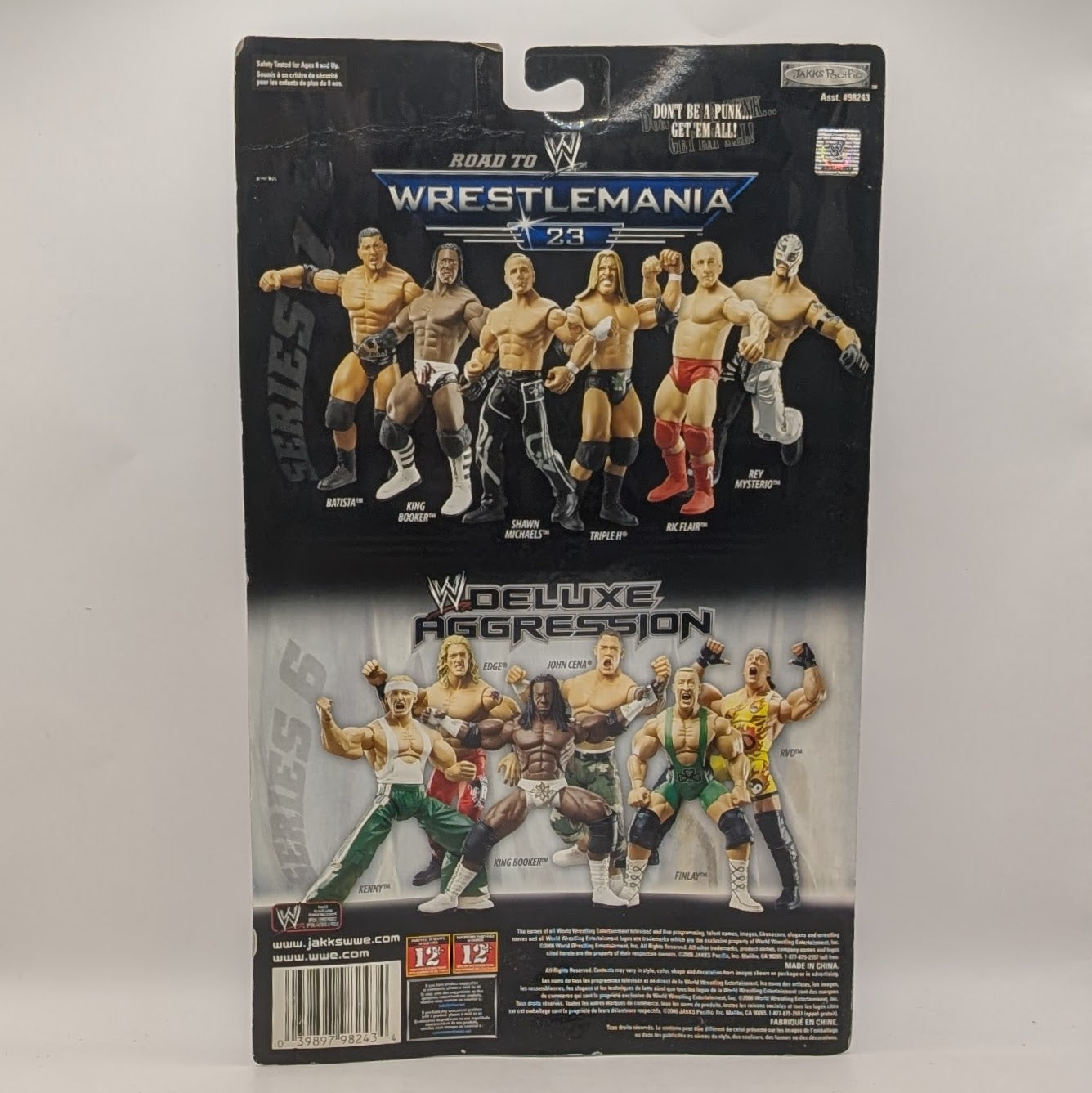 2006 WWE Jakks Pacific Ruthless Aggression Road to WrestleMania 23 Series 1 Batista