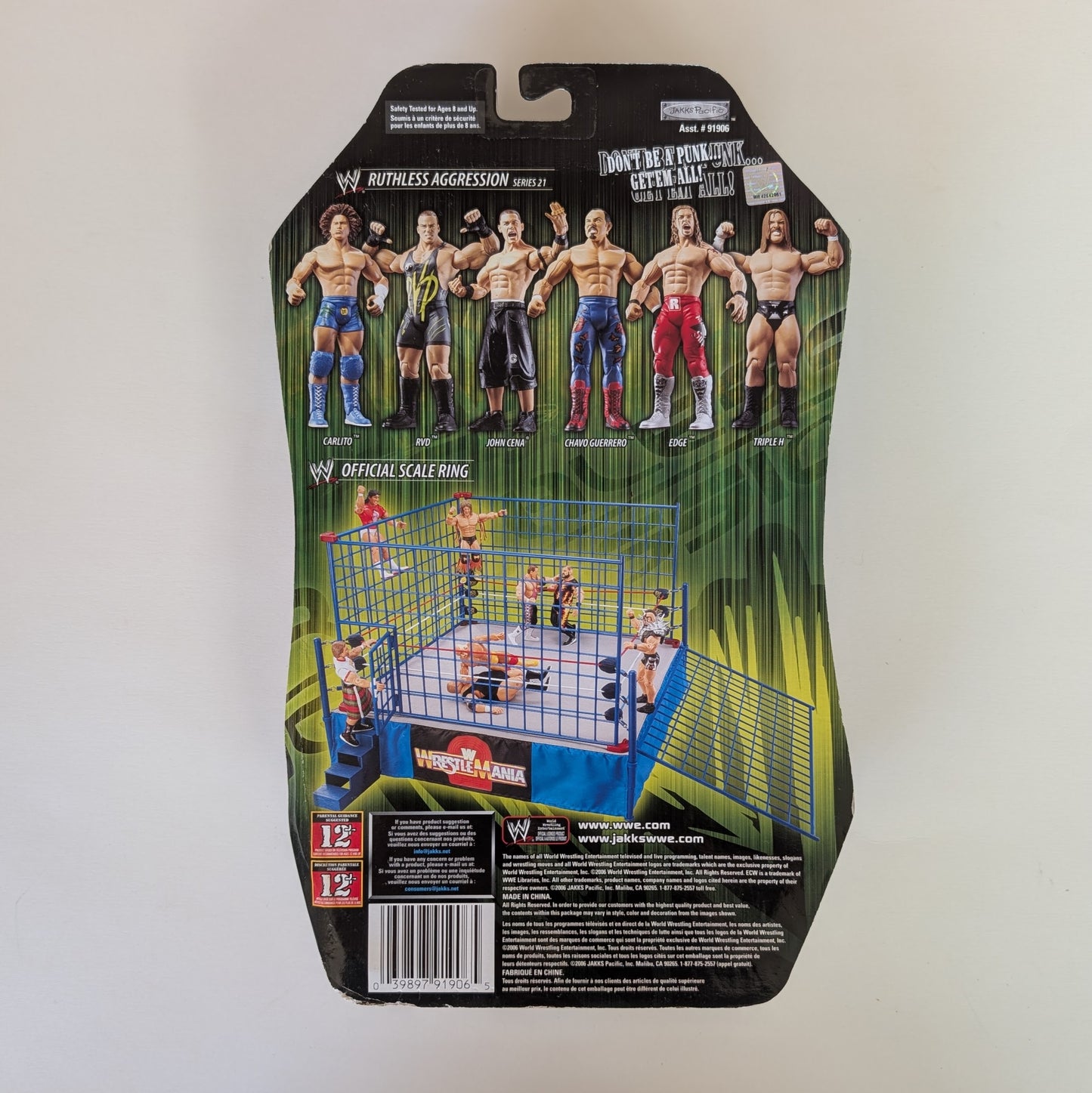 2006 WWE Jakks Pacific Ruthless Aggression Series 21 Chavo Guerrero