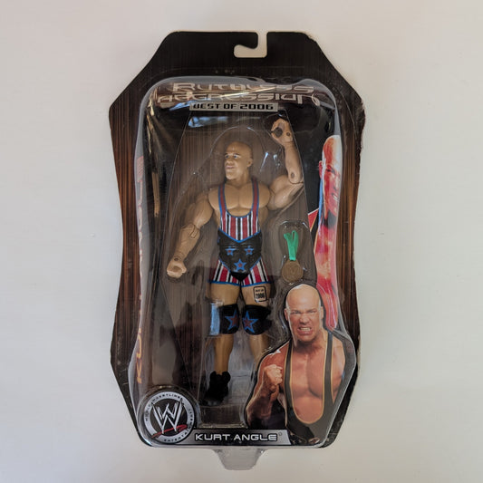 2006 WWE Jakks Pacific Ruthless Aggression Best of 2006 Kurt Angle