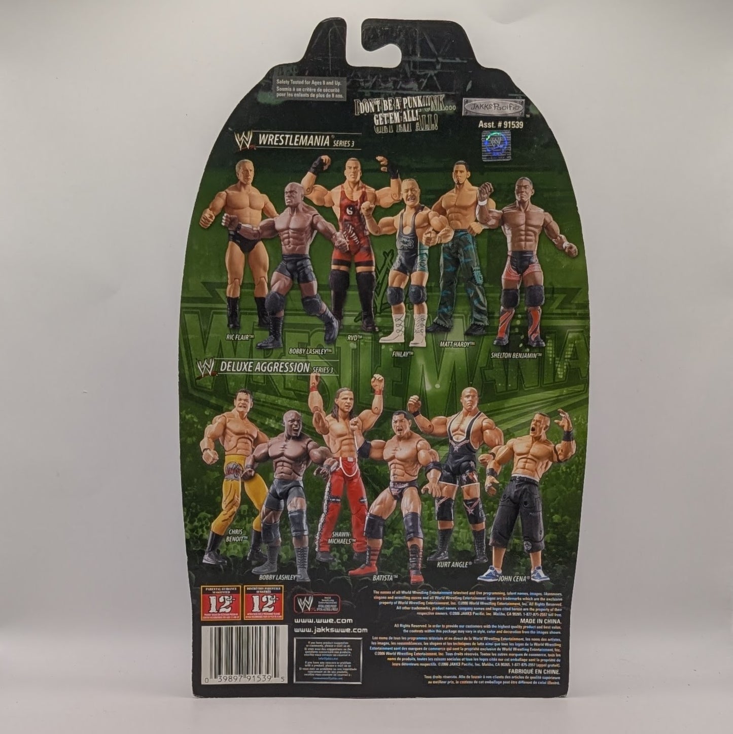 2006 WWE Jakks Pacific Ruthless Aggression Road to WrestleMania 22 Series 3 Shelton Benjamin