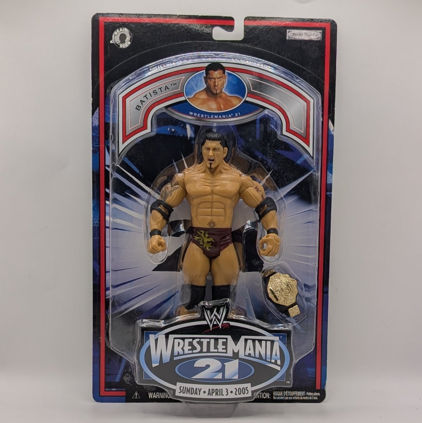 2005 WWE Jakks Pacific Ruthless Aggression WrestleMania 21 Series 2 Batista