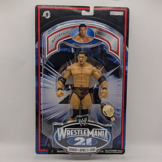2005 WWE Jakks Pacific Ruthless Aggression WrestleMania 21 Series 2 Batista