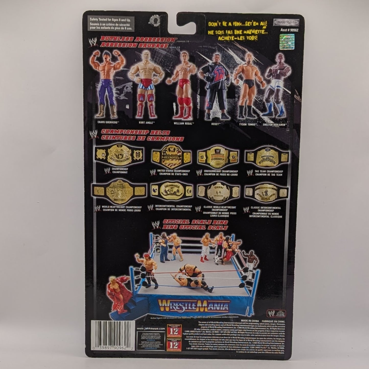 2005 WWE Jakks Pacific Ruthless Aggression WrestleMania 21 Series 2 Batista