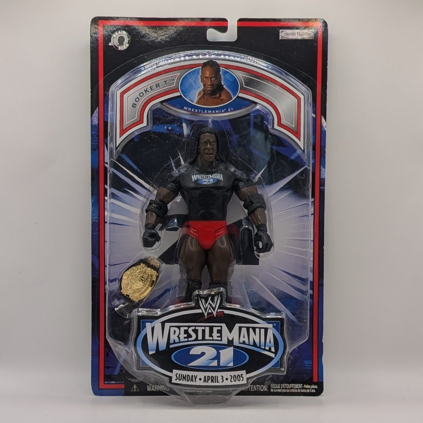 2005 WWE Jakks Pacific Ruthless Aggression WrestleMania 21 Series 2 Booker T