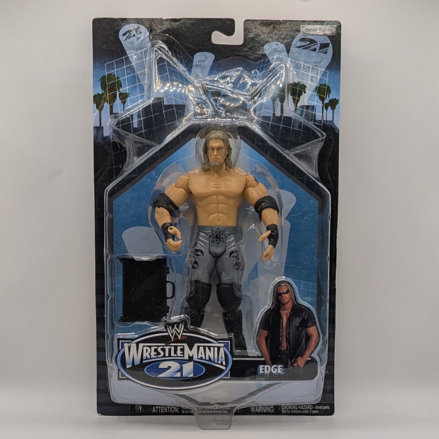 2005 WWE Jakks Pacific Ruthless Aggression WrestleMania 21 Series 3 Edge