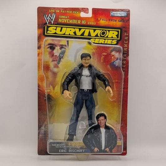 2003 WWE Jakks Pacific Ruthless Aggression Pay Per View Series 3 "Survivor Series" Eric Bischoff