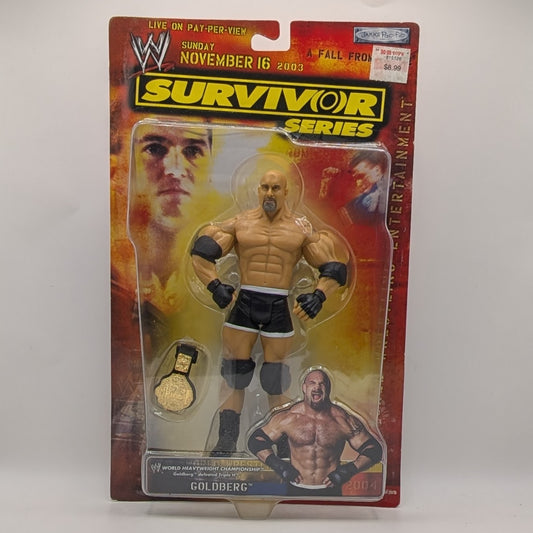 2003 WWE Jakks Pacific Ruthless Aggression Pay Per View Series 3 "Survivor Series" Goldberg