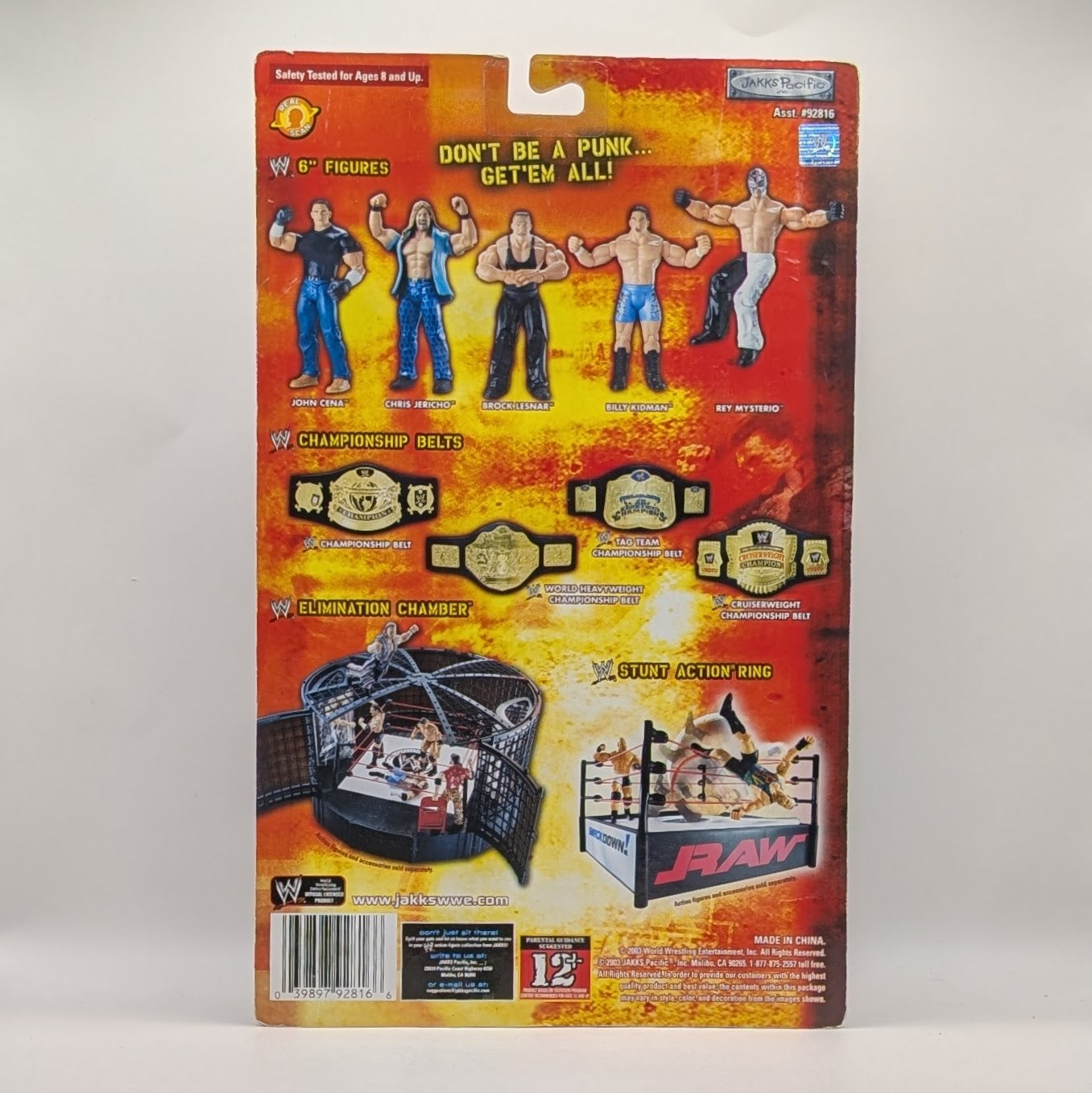 2003 WWE Jakks Pacific Ruthless Aggression Pay Per View Series 3 "Survivor Series" Goldberg