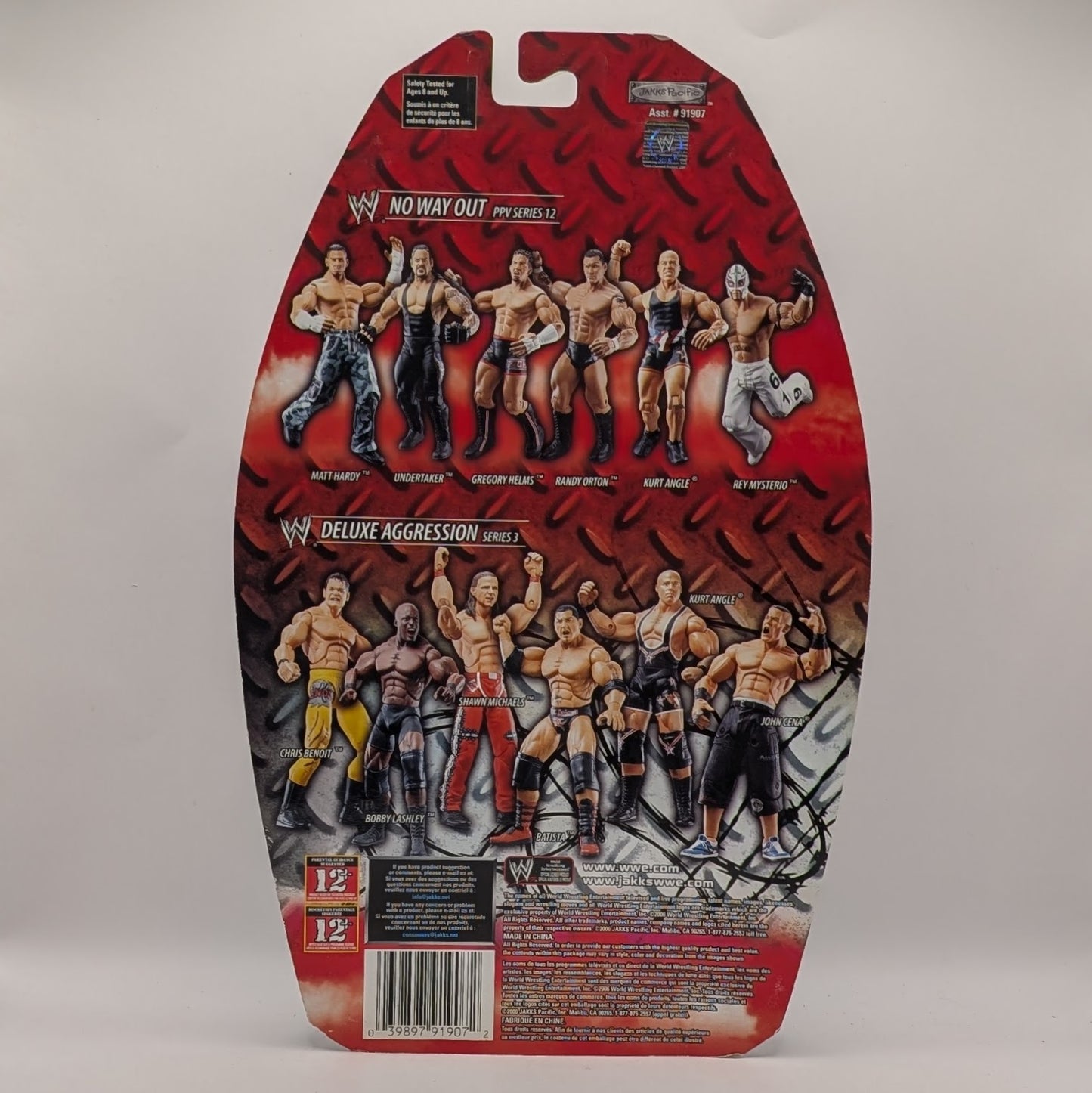 2006 WWE Jakks Pacific Ruthless Aggression Pay Per View Series 12 "No Way Out" Kurt Angle