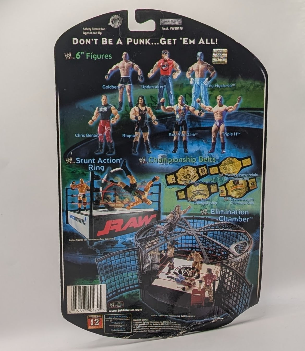 2003 WWE Jakks Pacific Ruthless Aggression Pay Per View Series 2 "SummerSlam" Eddie Guerrero