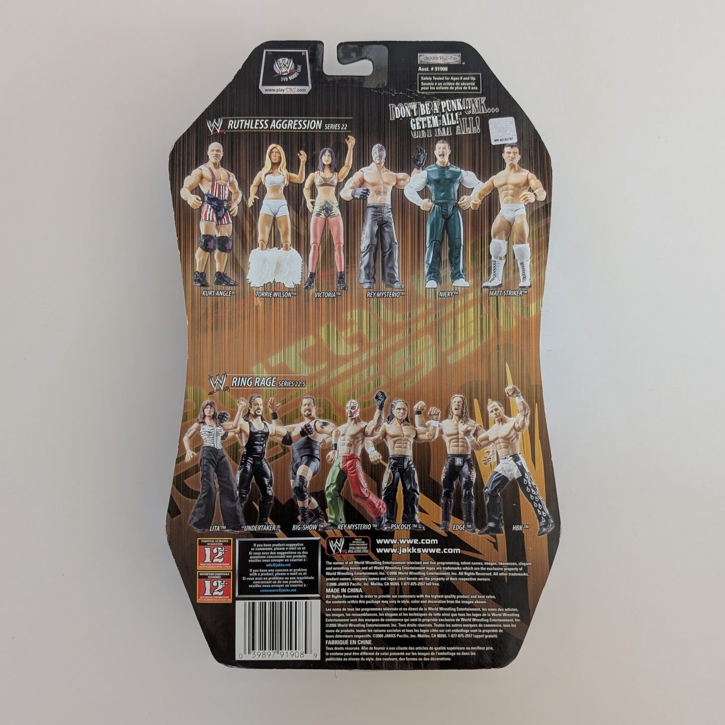 2006 WWE Jakks Pacific Ruthless Aggression Series 22 Kurt Angle