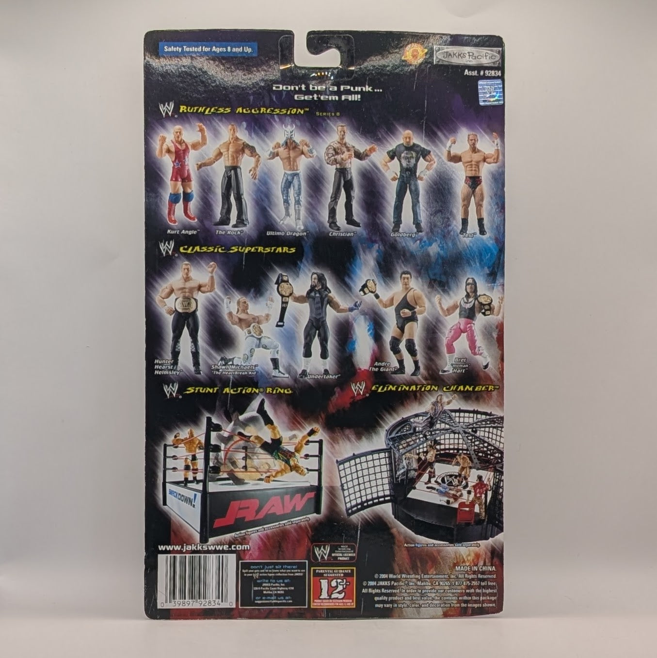 2004 WWE Jakks Pacific Ruthless Aggression Series 8 Kurt Angle