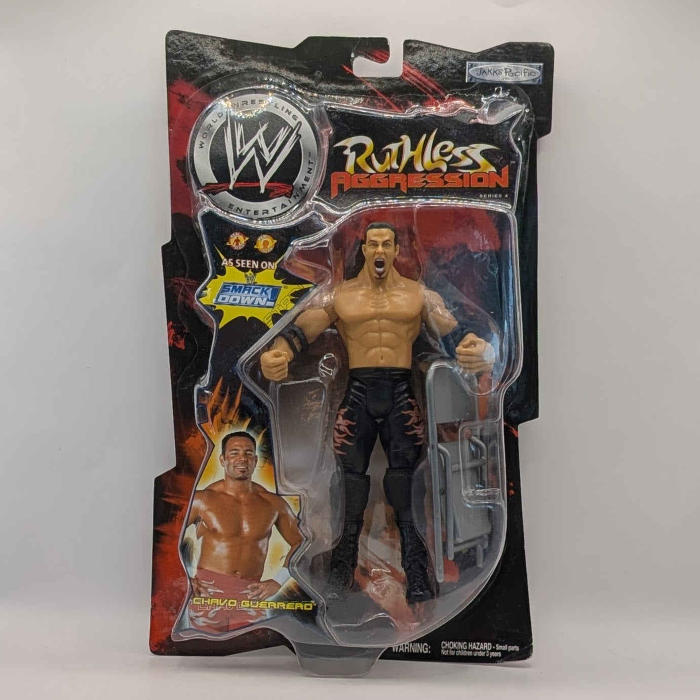 2003 WWE Jakks Pacific Ruthless Aggression Series 4 Chavo Guerrero [Rerelease]