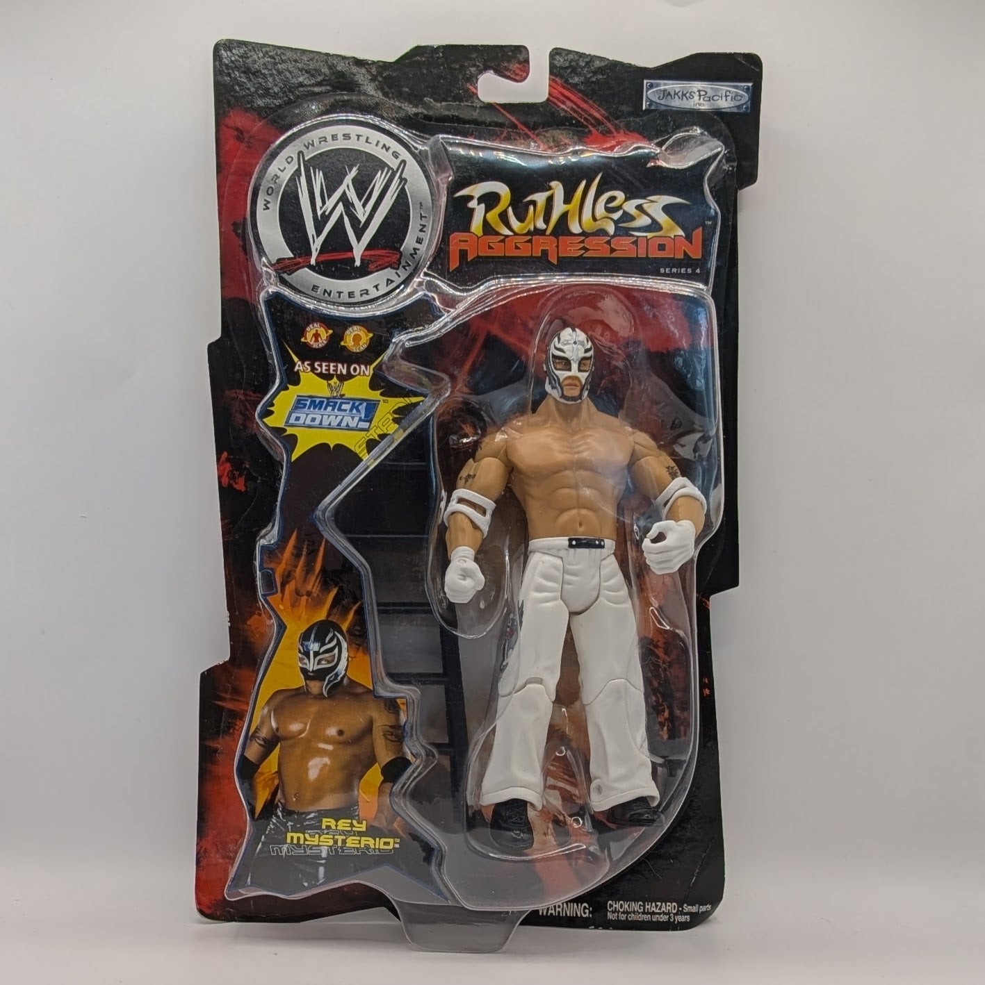 2003 WWE Jakks Pacific Ruthless Aggression Series 4 Rey Mysterio [Rerelease]