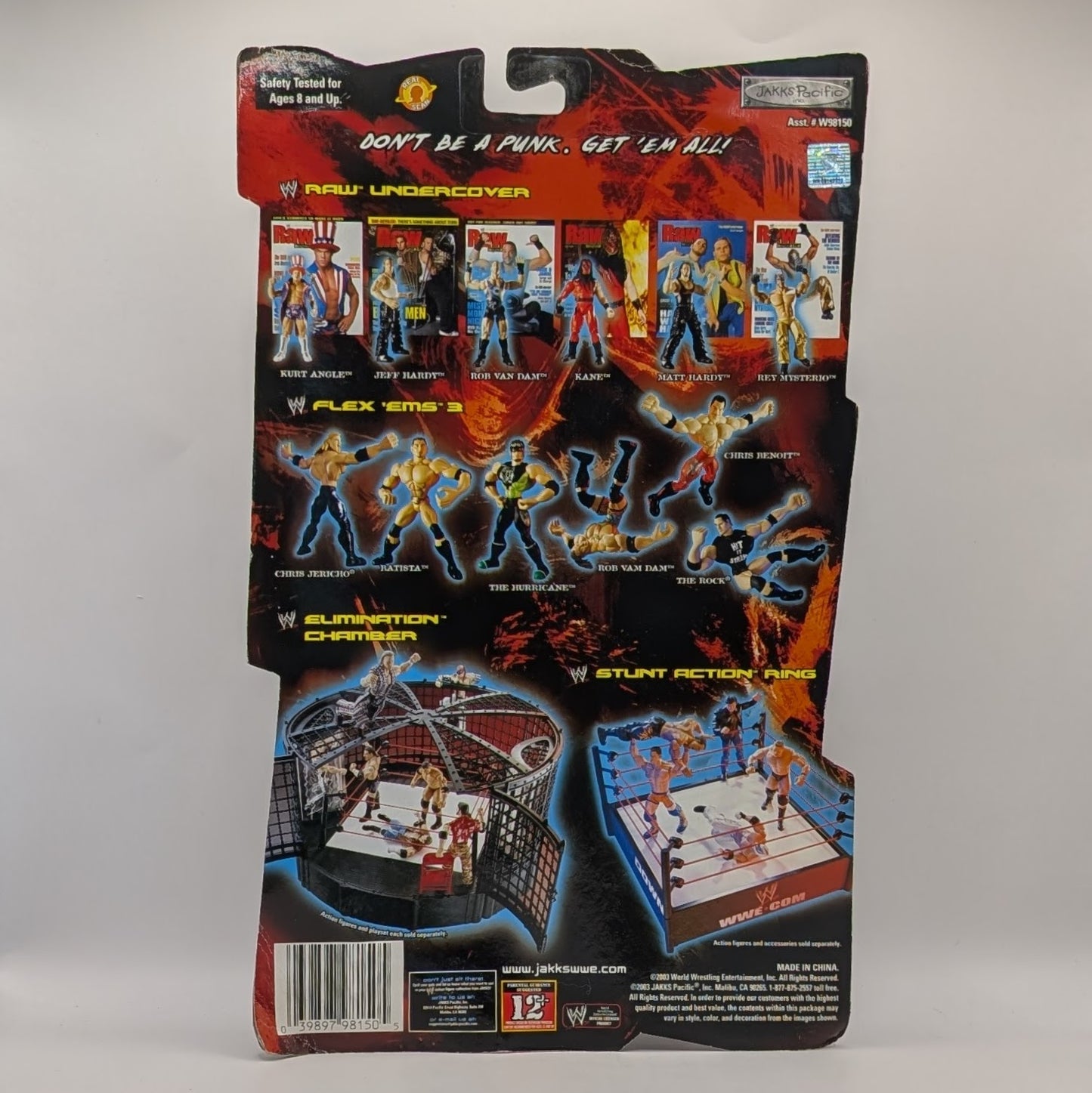 2003 WWE Jakks Pacific Ruthless Aggression Series 4 Rey Mysterio [Rerelease]