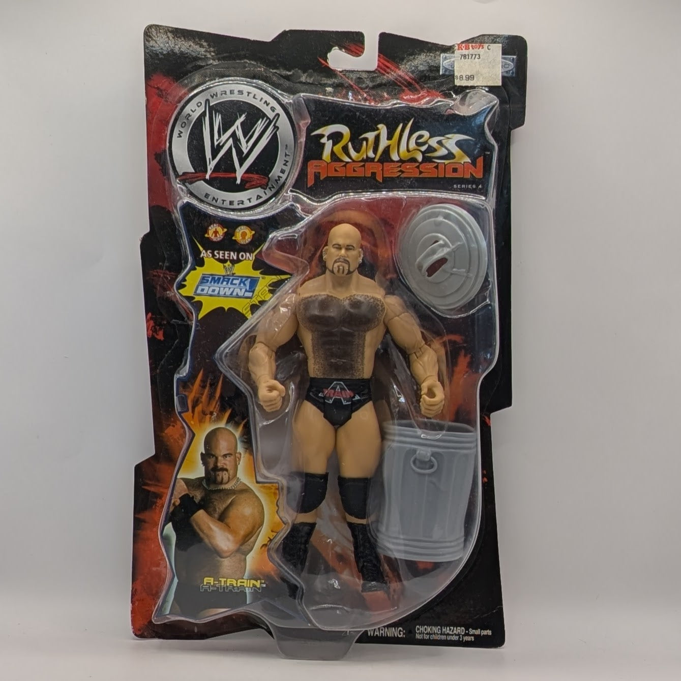 2003 WWE Jakks Pacific Ruthless Aggression Series 4 A-Train [Rerelease]