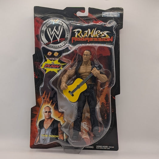 2003 WWE Jakks Pacific Ruthless Aggression Series 4 The Rock