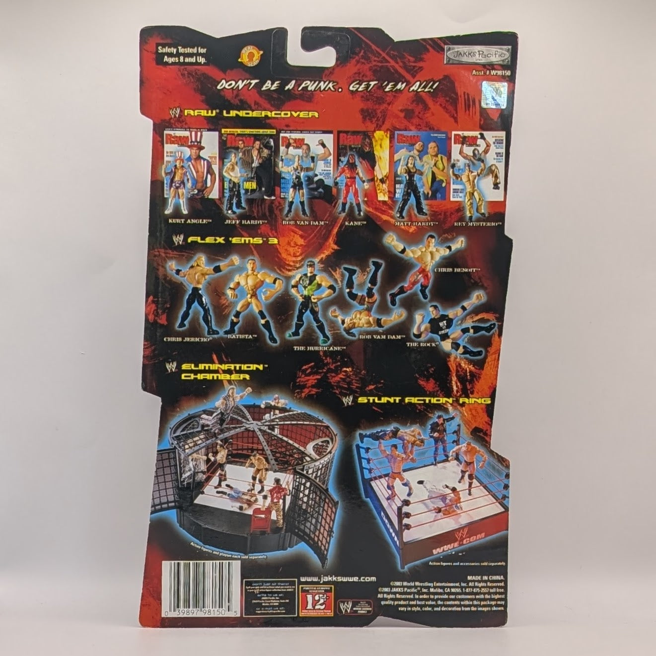 2003 WWE Jakks Pacific Ruthless Aggression Series 4 The Rock