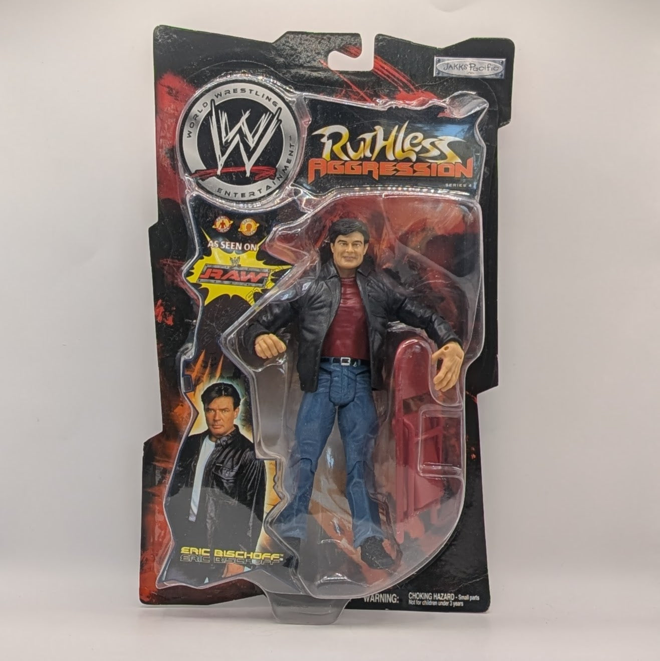 2003 WWE Jakks Pacific Ruthless Aggression Series 4 Eric Bischoff [Rerelease]