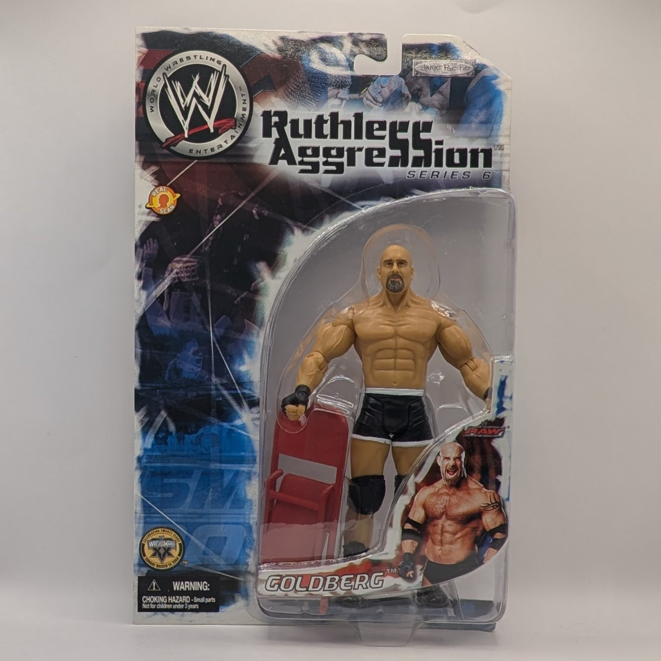 2004 WWE Jakks Pacific Ruthless Aggression Series 6 Goldberg