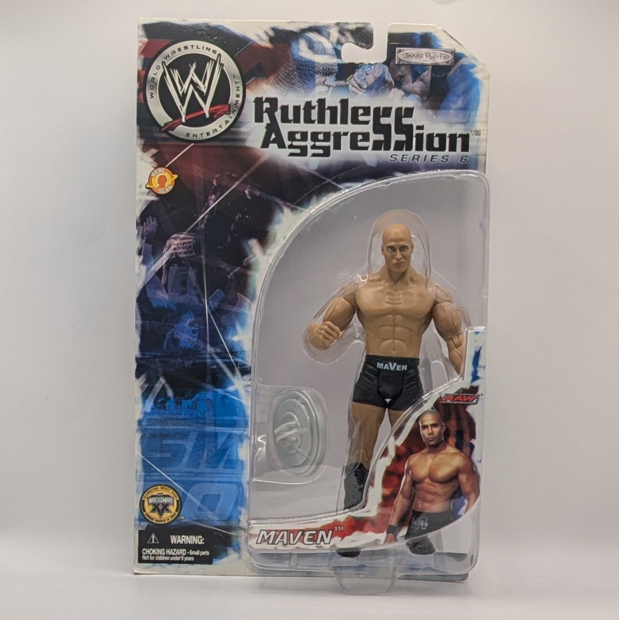 2004 WWE Jakks Pacific Ruthless Aggression Series 6 Maven