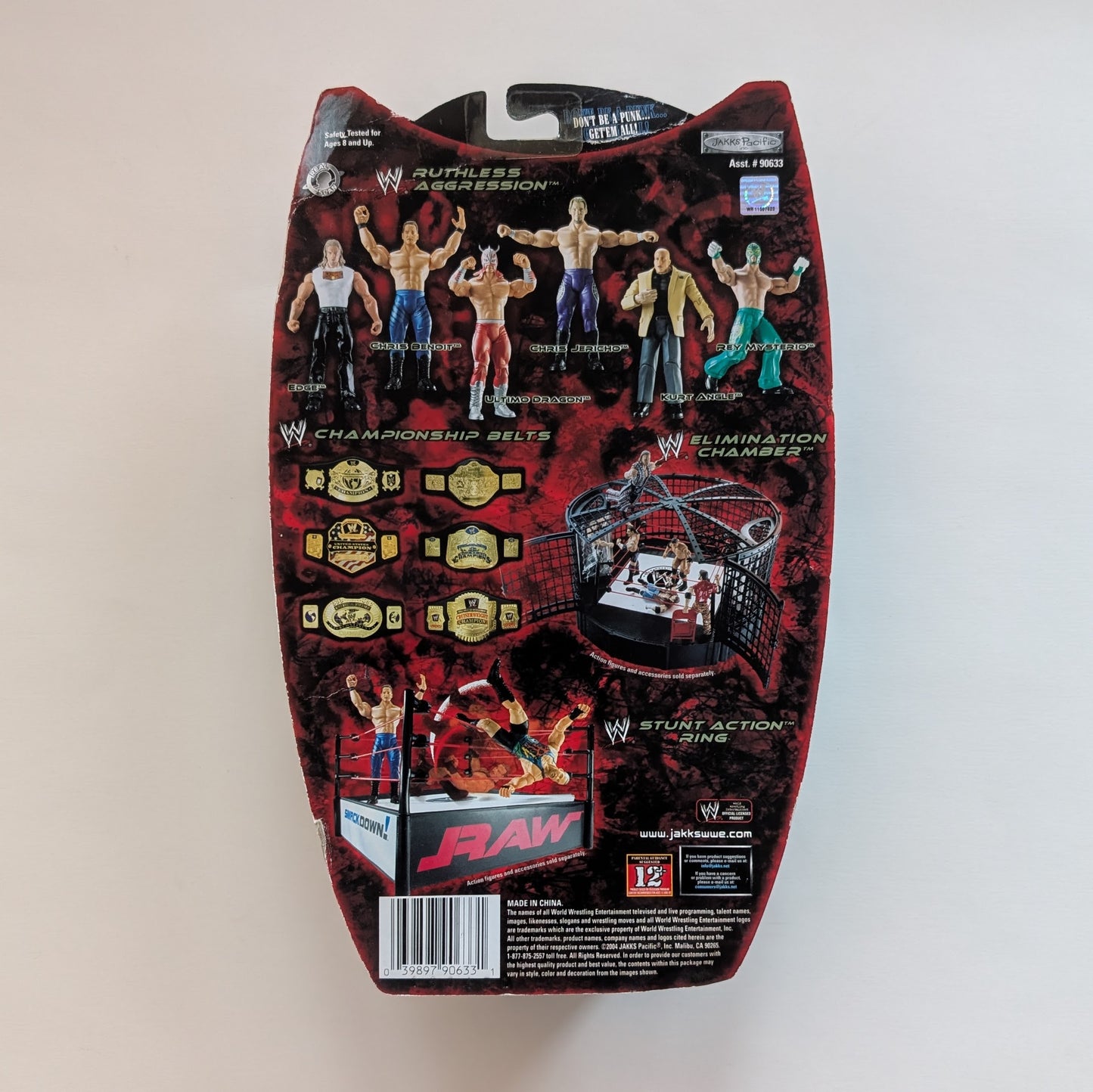 2004 WWE Jakks Pacific Ruthless Aggression Series 10 Kurt Angle