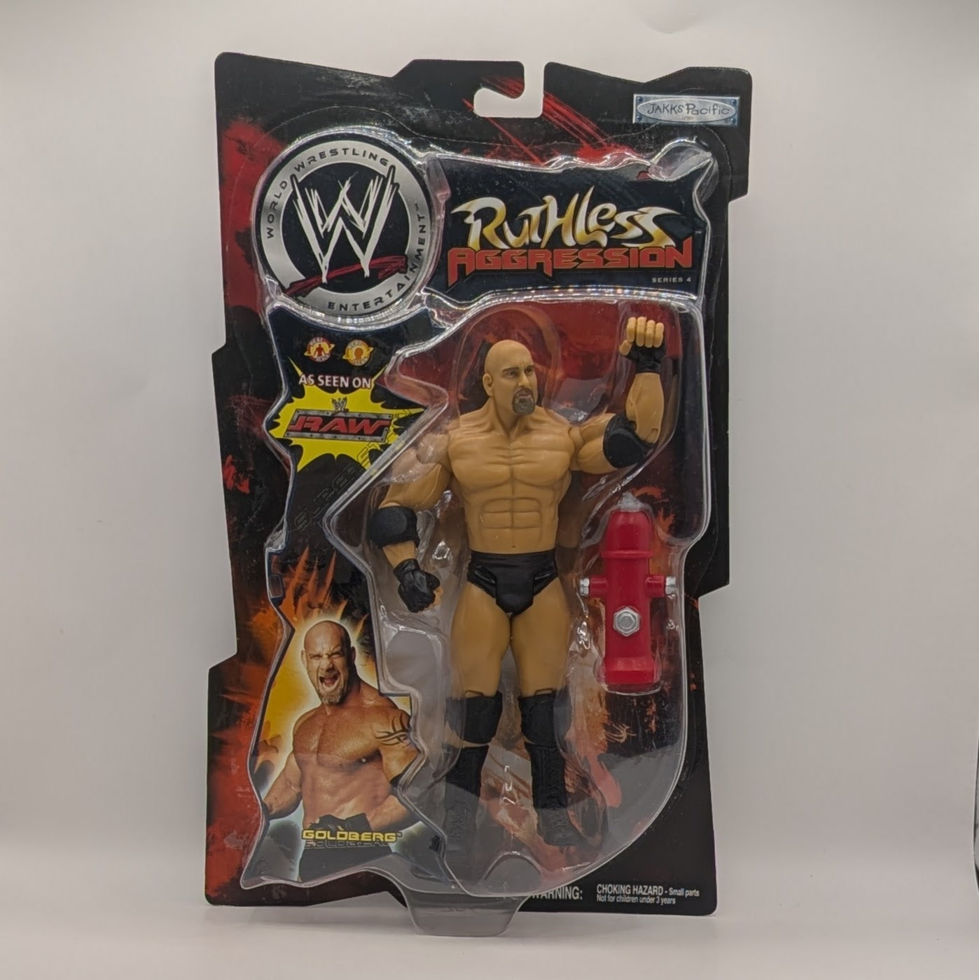 2003 WWE Jakks Pacific Ruthless Aggression Series 4 Goldberg