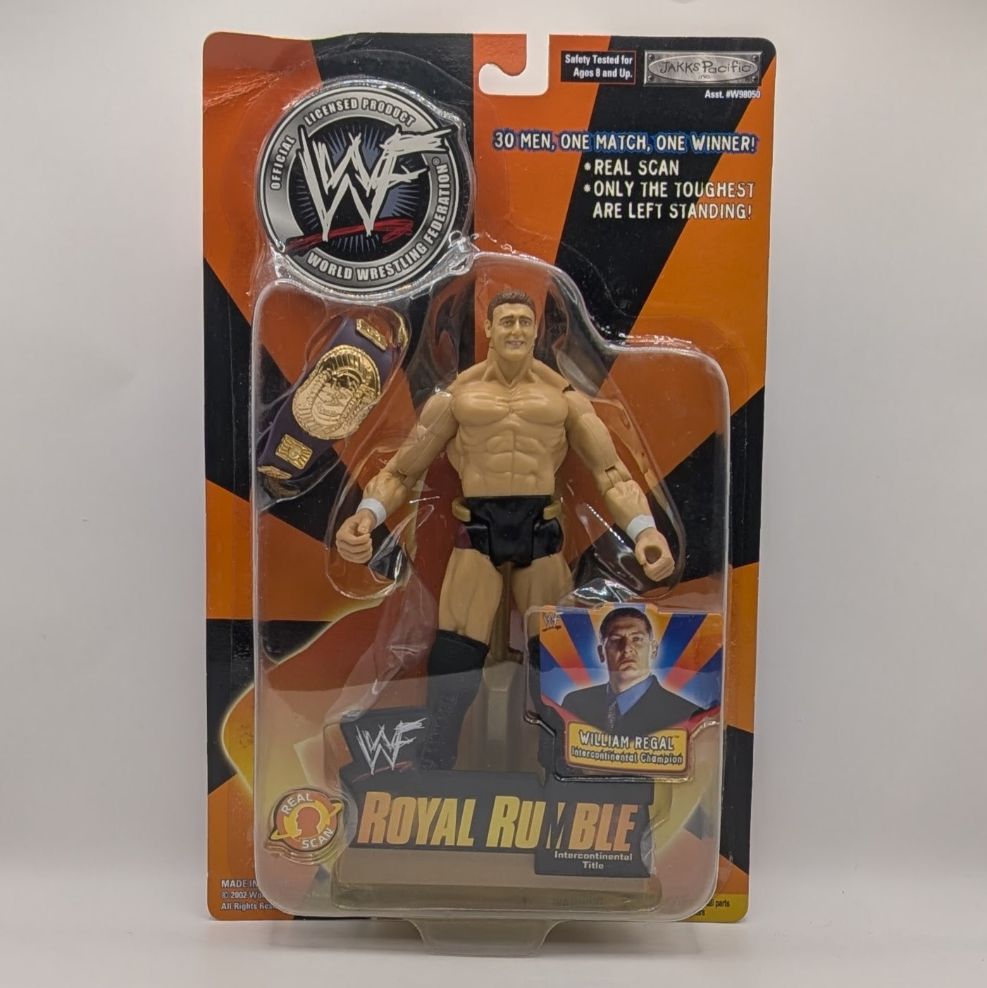 2002 WWF Jakks Pacific Titantron Live Royal Rumble William Regal