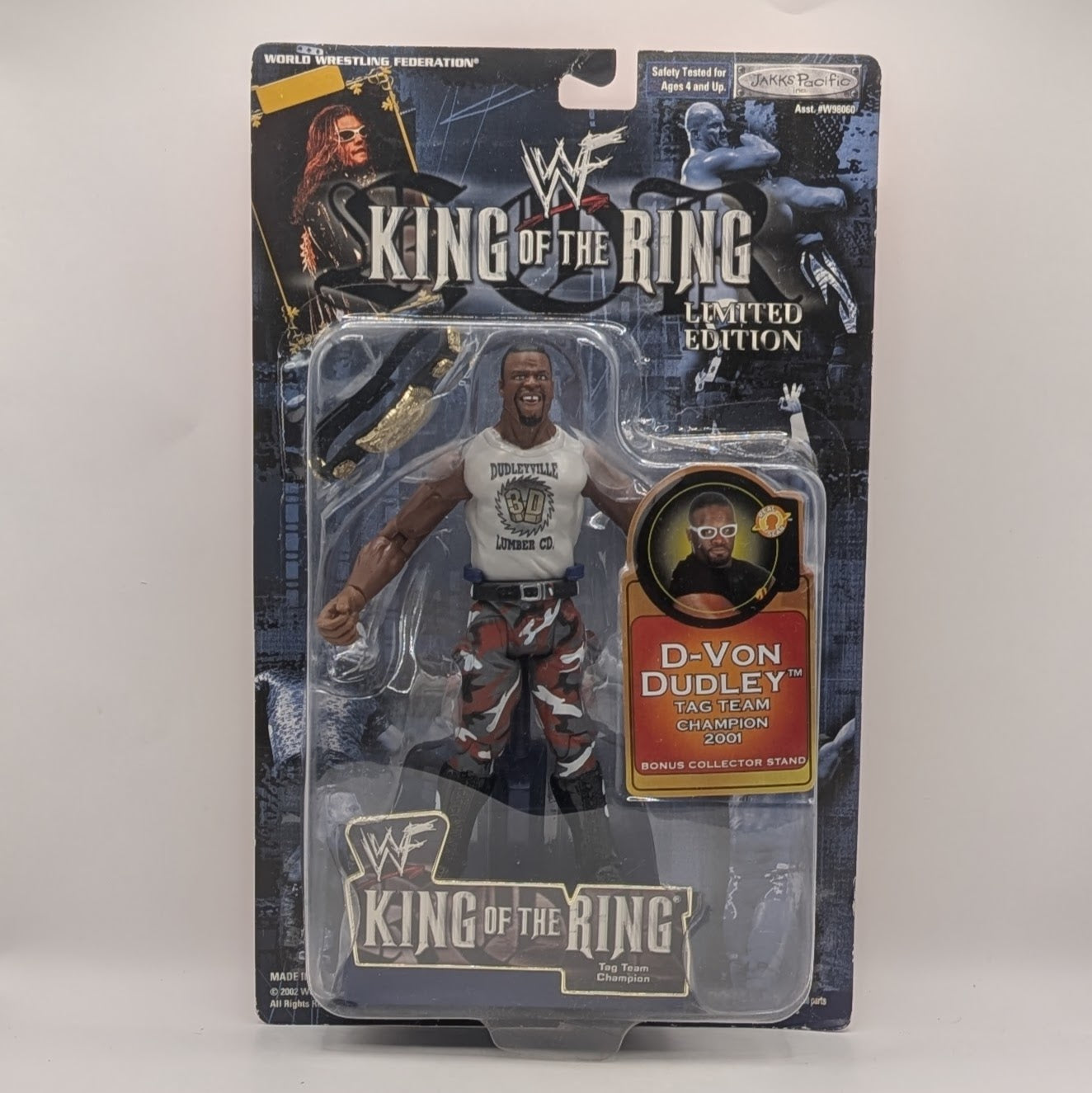 2002 WWF Jakks Pacific Titantron Live King of the Ring Series 1 D-Von Dudley