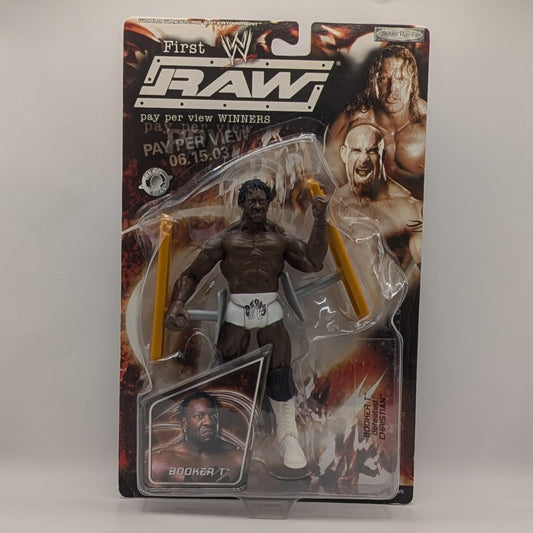 2003 WWE Jakks Pacific Ruthless Aggression Pay Per View Series 1 "Pay Per View Winners" Booker T