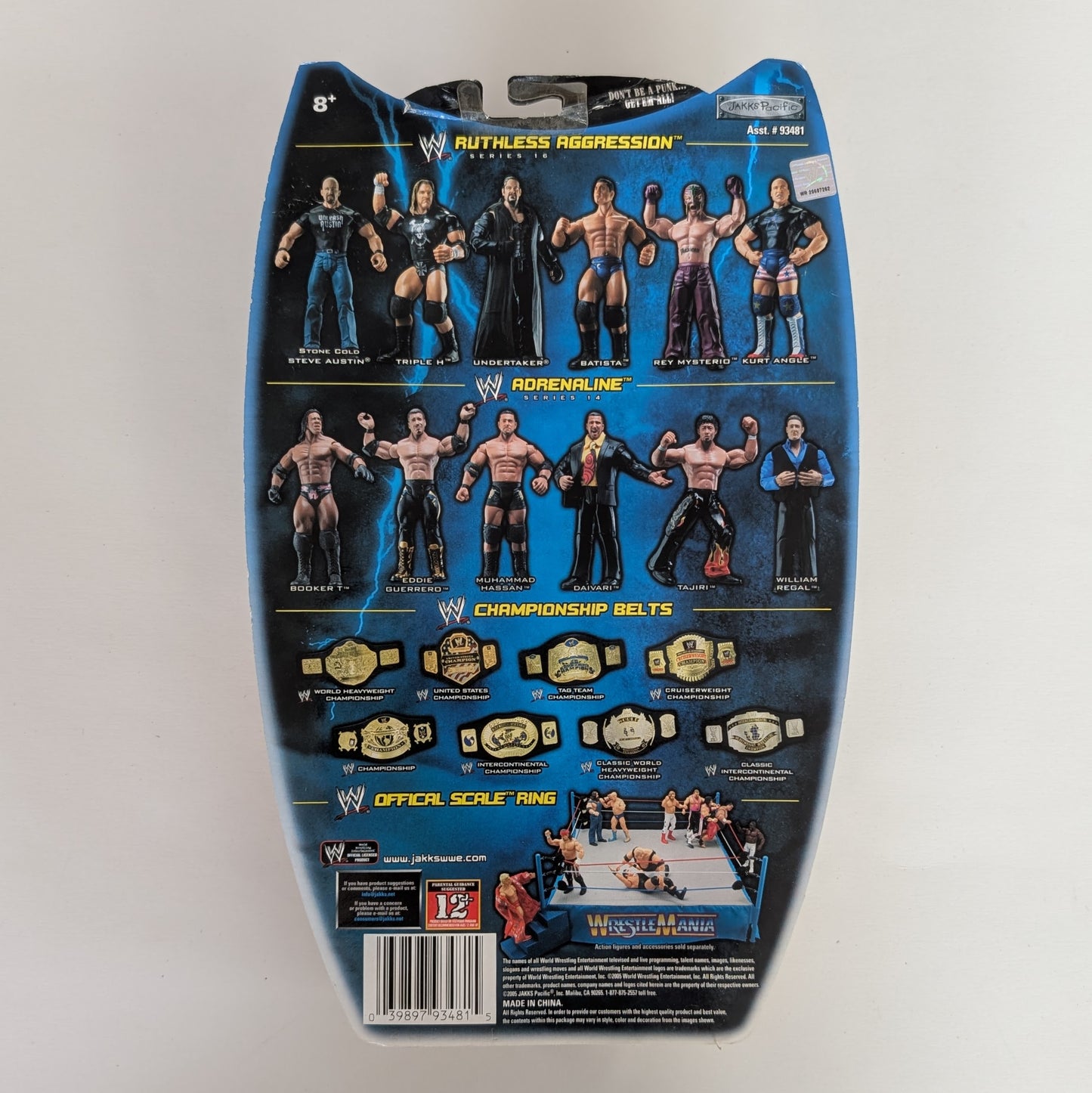 2005 WWE Jakks Pacific Ruthless Aggression Series 16 Rey Mysterio